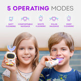 Bendi mode mémoire automatique brosse dents enfant, facilite le choix du mode.