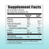 Benecol Soft Chews goût caramel crémeux pour une collation agréable.