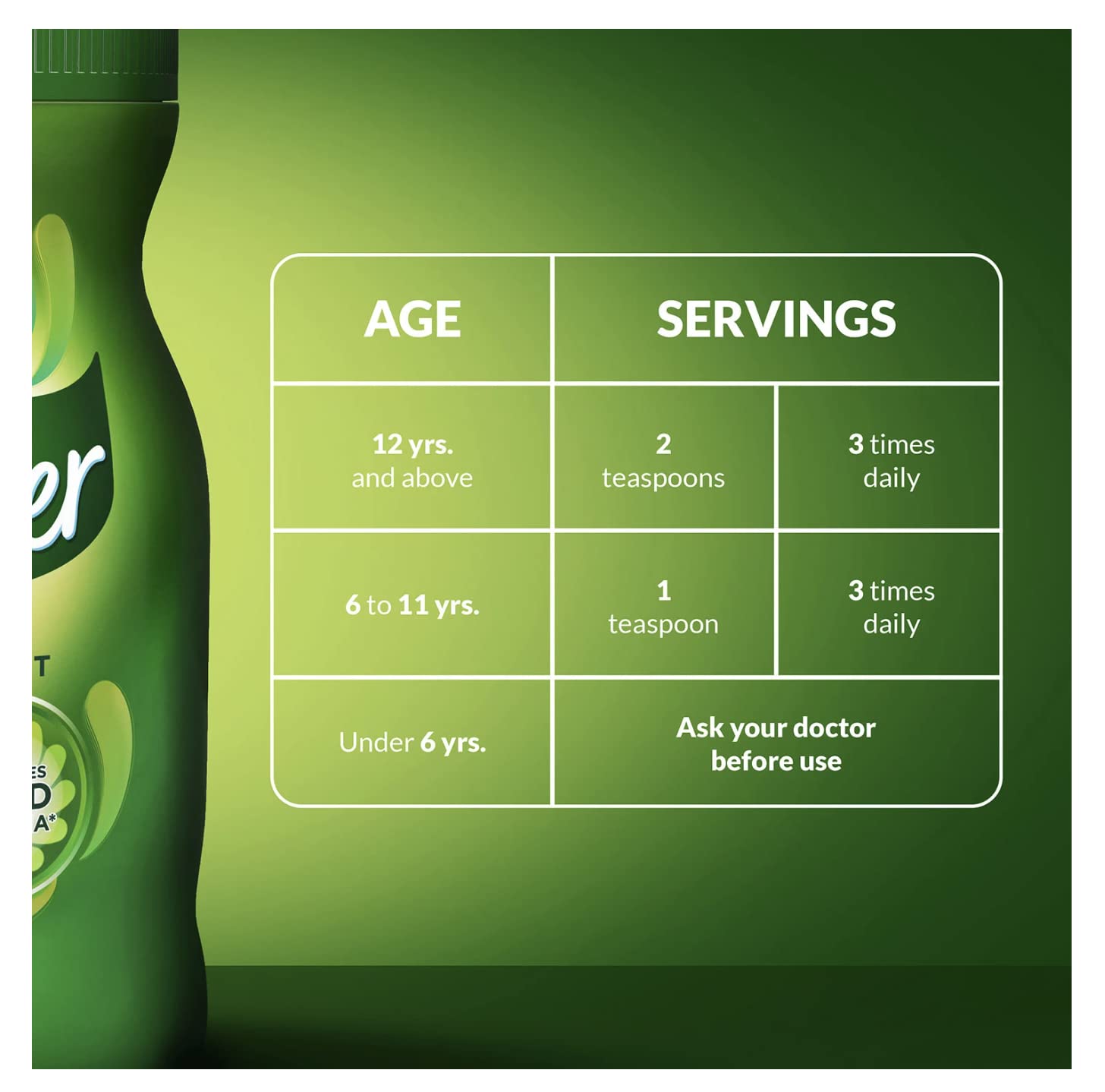 Benefiber se dissout rapidement dans les boissons et aliments.