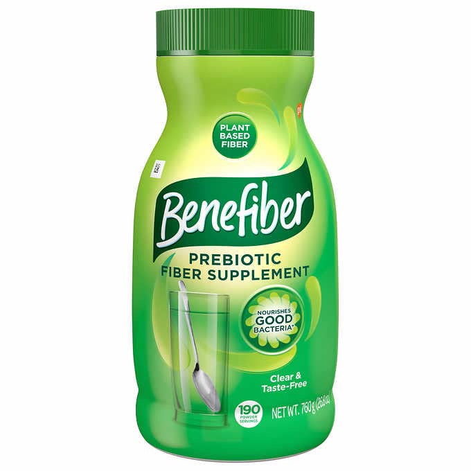 Benefiber poudre prebiotique originale sans sucre se dissolvant facilement dans boissons et plats