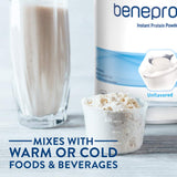 Beneprotein utilisation avec boissons chaudes pour enrichir les recettes