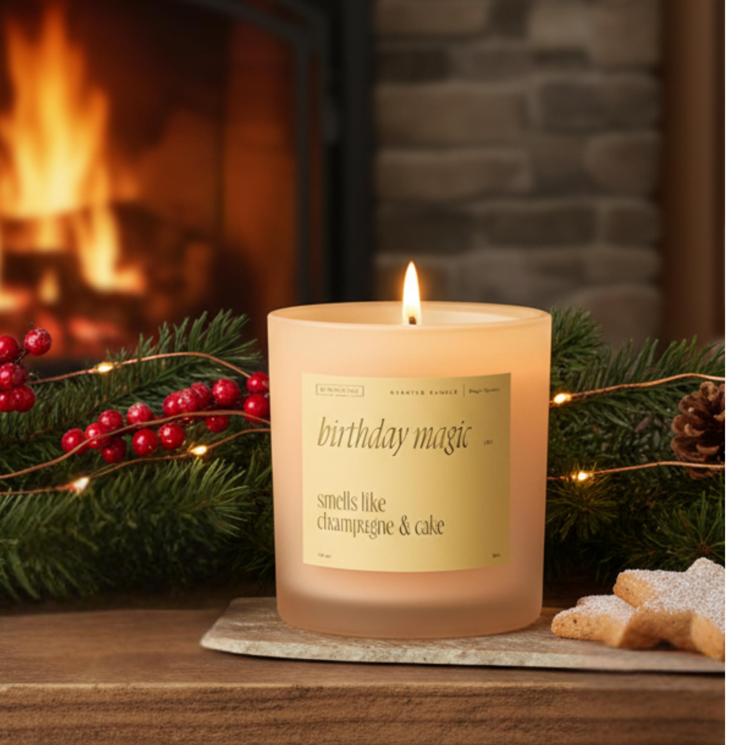 Fragrance captivante de la Bougie Anniversaire Magie pour une ambiance chaleureuse