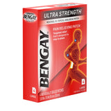 BENGAY patchs Ultra Forts Grand Format – patch sur l'épaule.