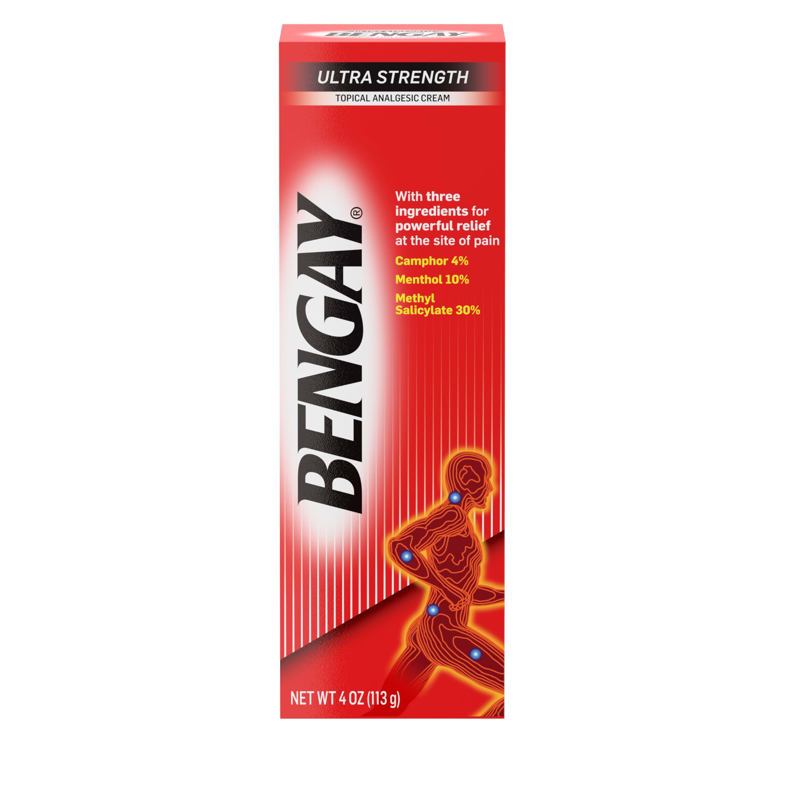 Bengay Ultra Force – douleur dos bas, soulagement ciblé et rapide.