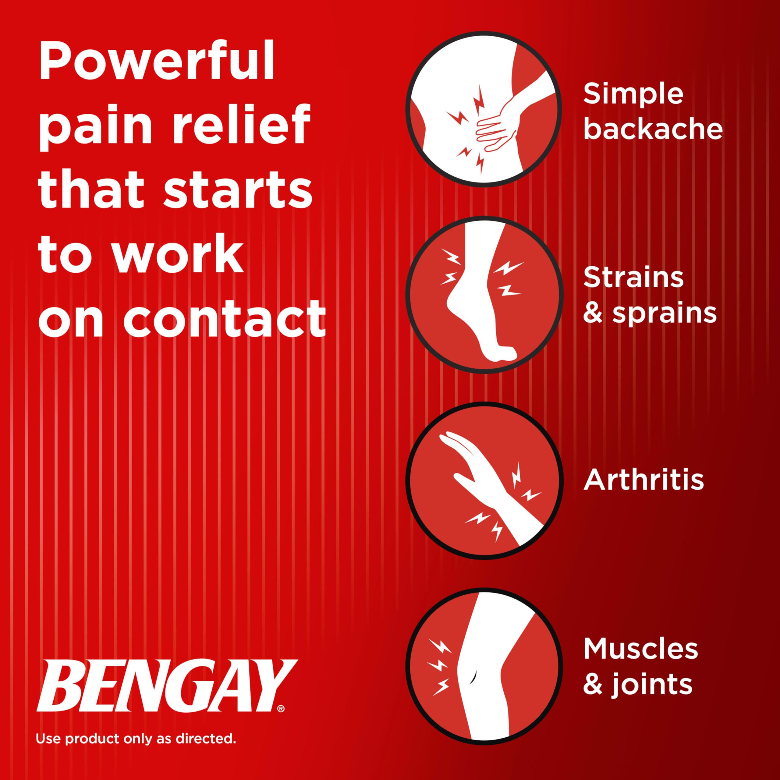 Bengay Ultra Force – douleur épaules, soulagement après effort.