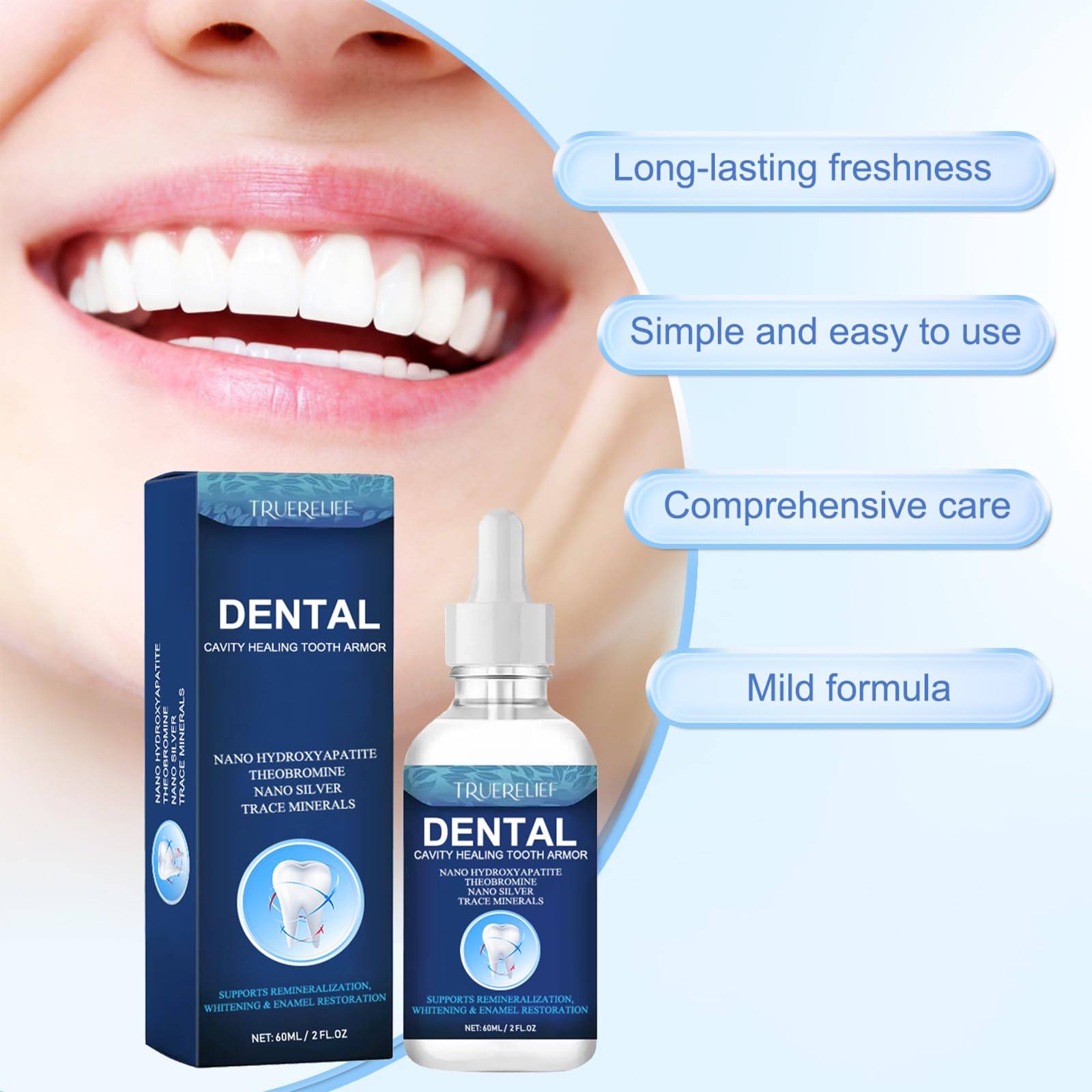 BENIX Armure Dents application: nettoyage ciblé et renforcement doux de l’émail