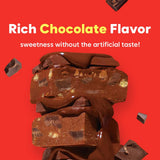 BENOPE barre protéinée cacao, logo sobre sur emballage, symbole d'une option snack équilibrée.