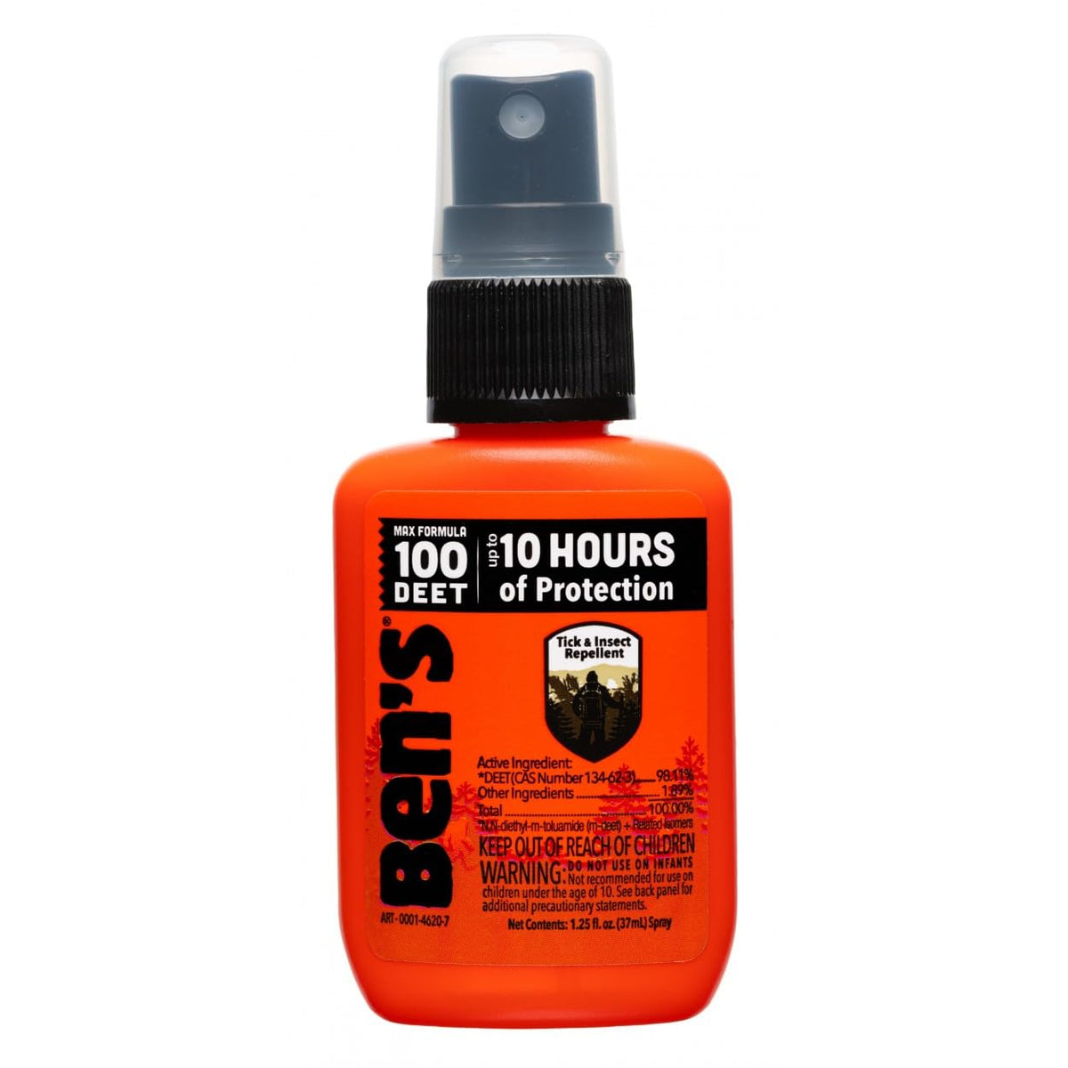 Ben's 100% DEET – bouteille-pompe pour moustiques, protection longue durée.