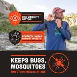 Ben's InvisiNet col zippé: protection modulable contre le vent.
