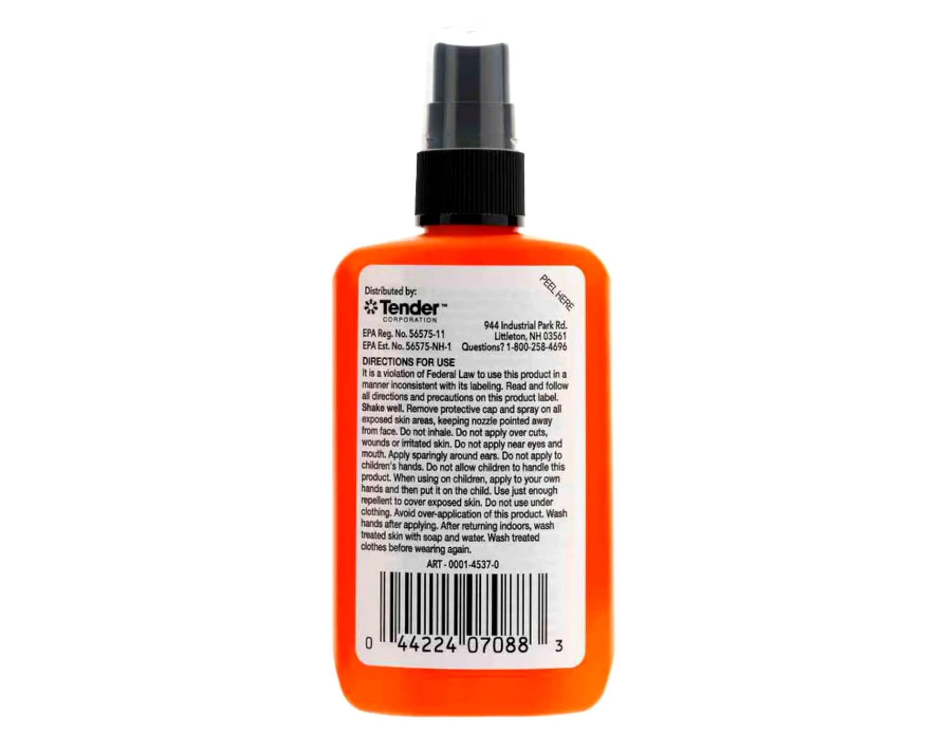 Formule à base d’eau Ben's DEET 30% sur peau, sensation légère