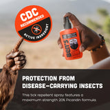 Ben's Tick Repellent, protection 12 heures, barrière contre tiques et moustiques.