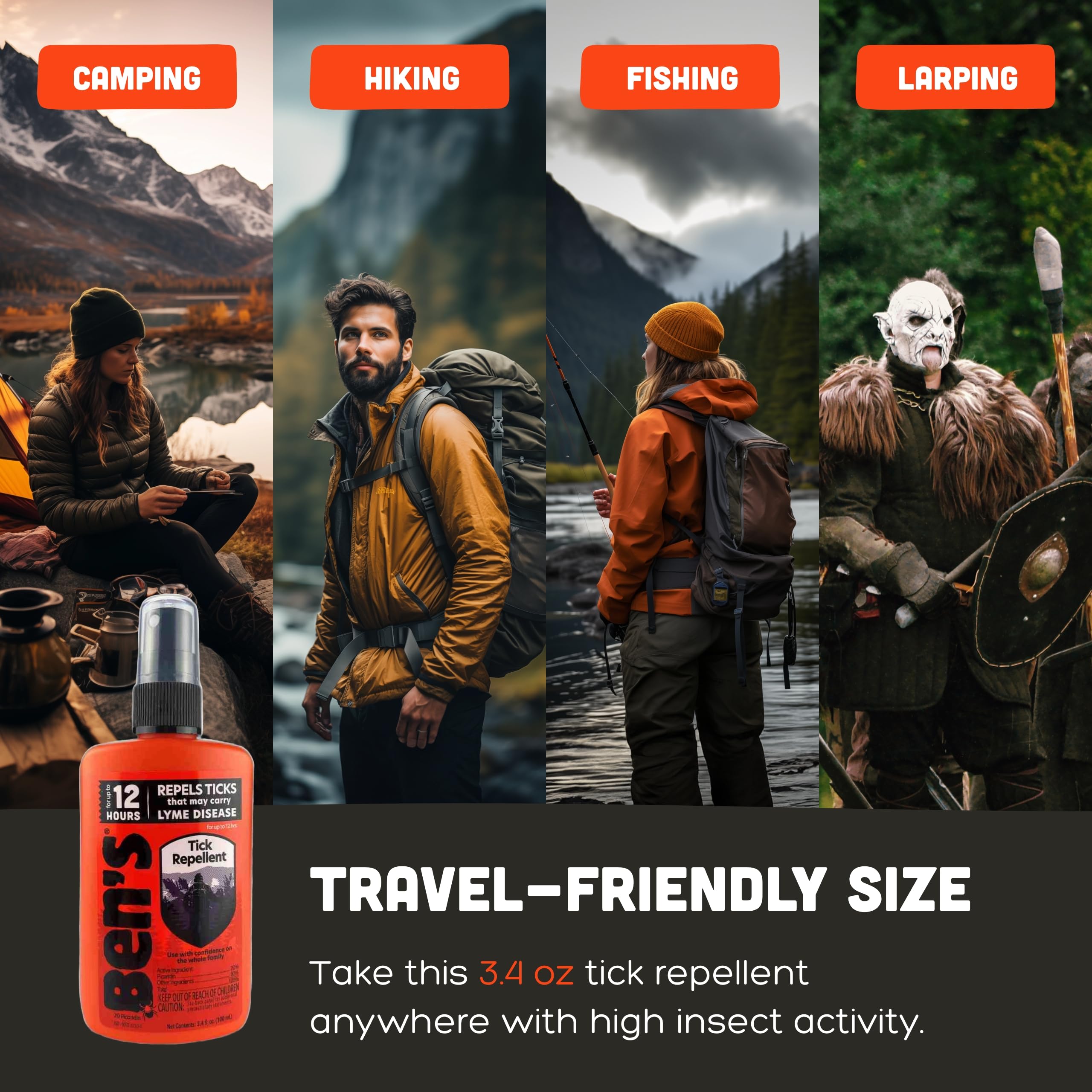 Ben's Tick Repellent, test en conditions difficiles, fiable en extérieur.