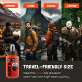 Ben's Tick Repellent, test en conditions difficiles, fiable en extérieur.