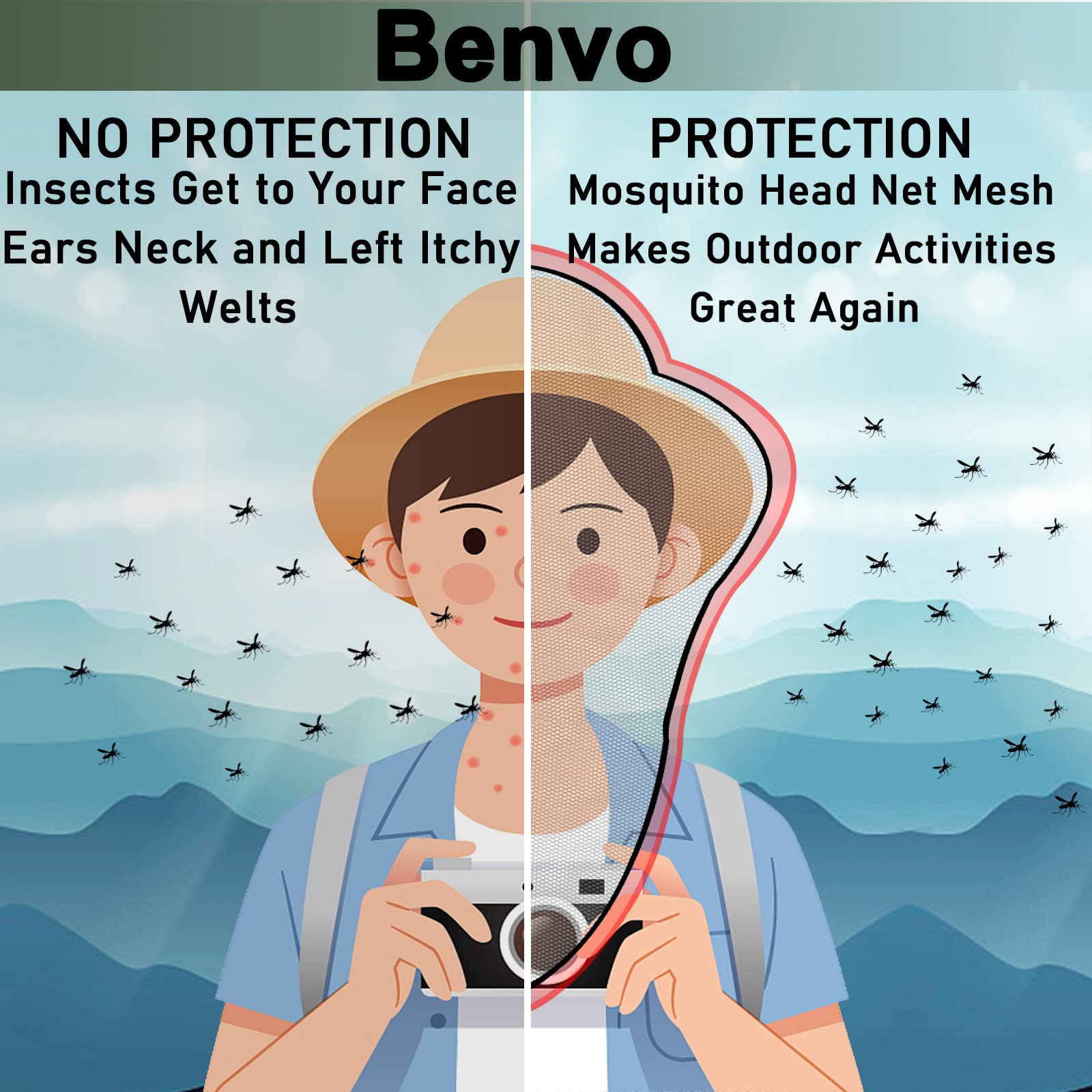 Benvo utilisation extérieure pratique pour activités en plein air sans nuisance.