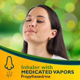 Inhalateur nasal Benzedrex offre soulagement temporaire des voies nasales.