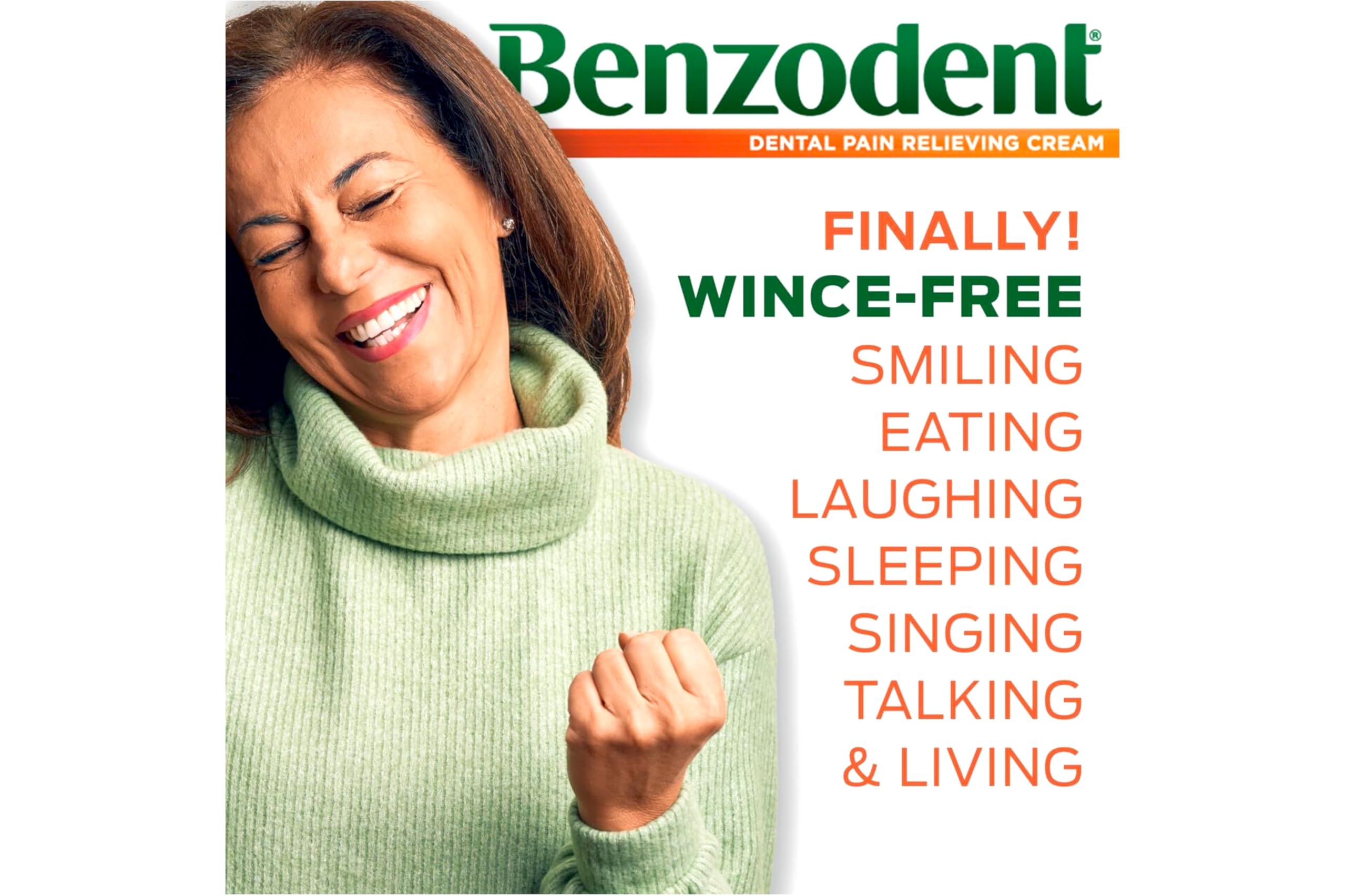 Emballage Benzodent – visuel rassurant pour prothèses.