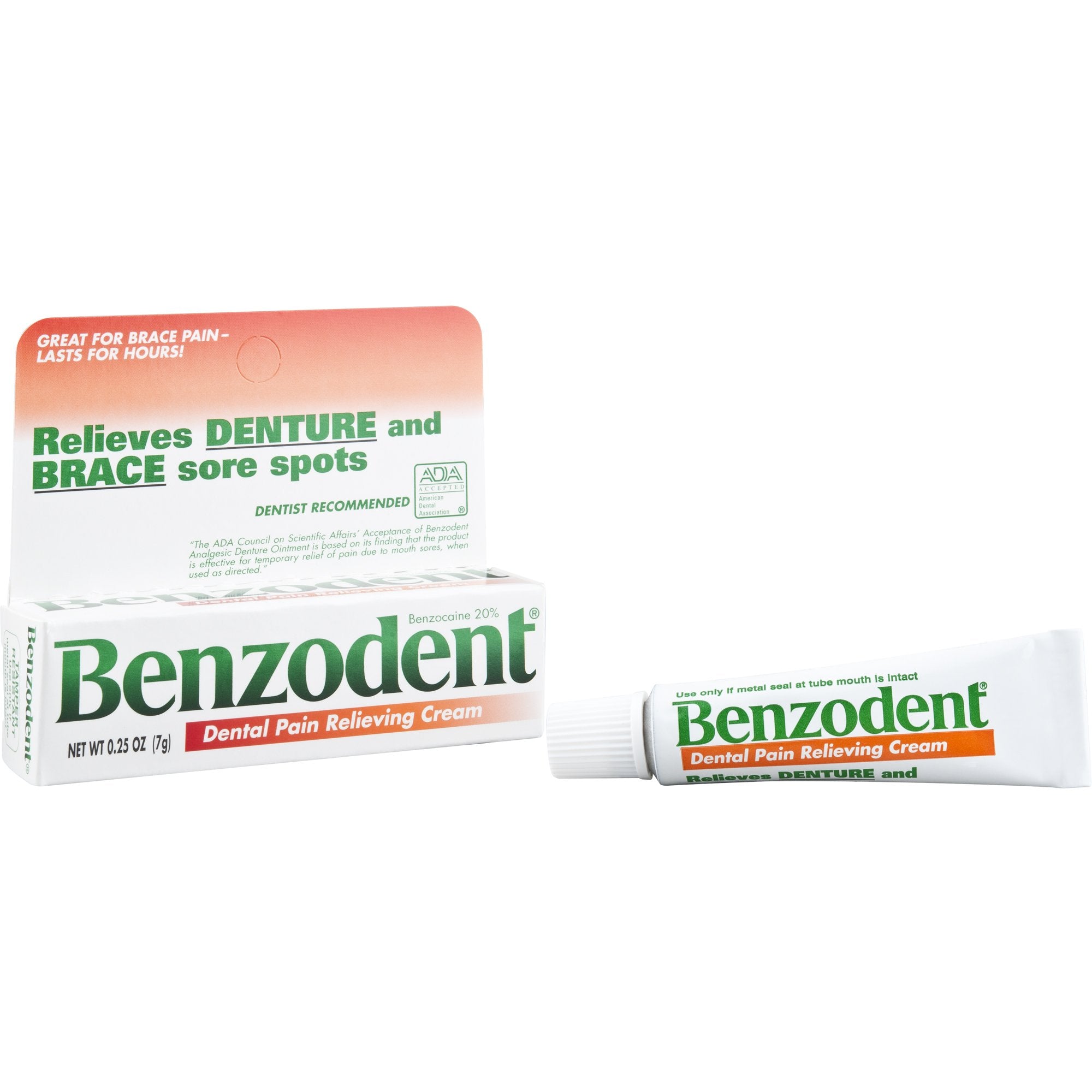 Benzodent: gel facile a appliquer, texture agreable et maintien precis