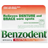 Benzodent: tube compact scellé hygiénique, pratique pour une utilisation propre