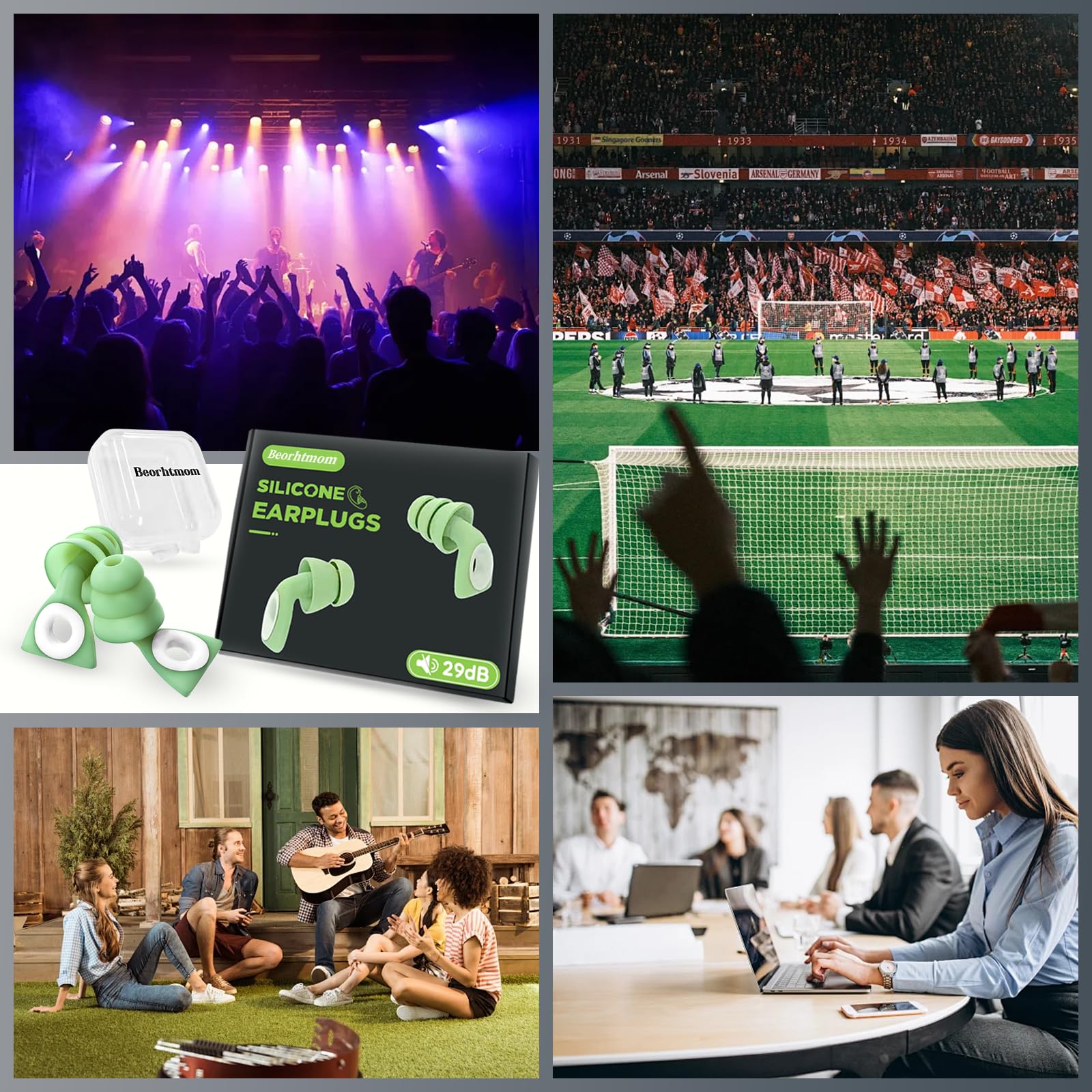 Beorhtmom usage-musiciens bouchons : protection auditive adaptée aux musiciens et performances
