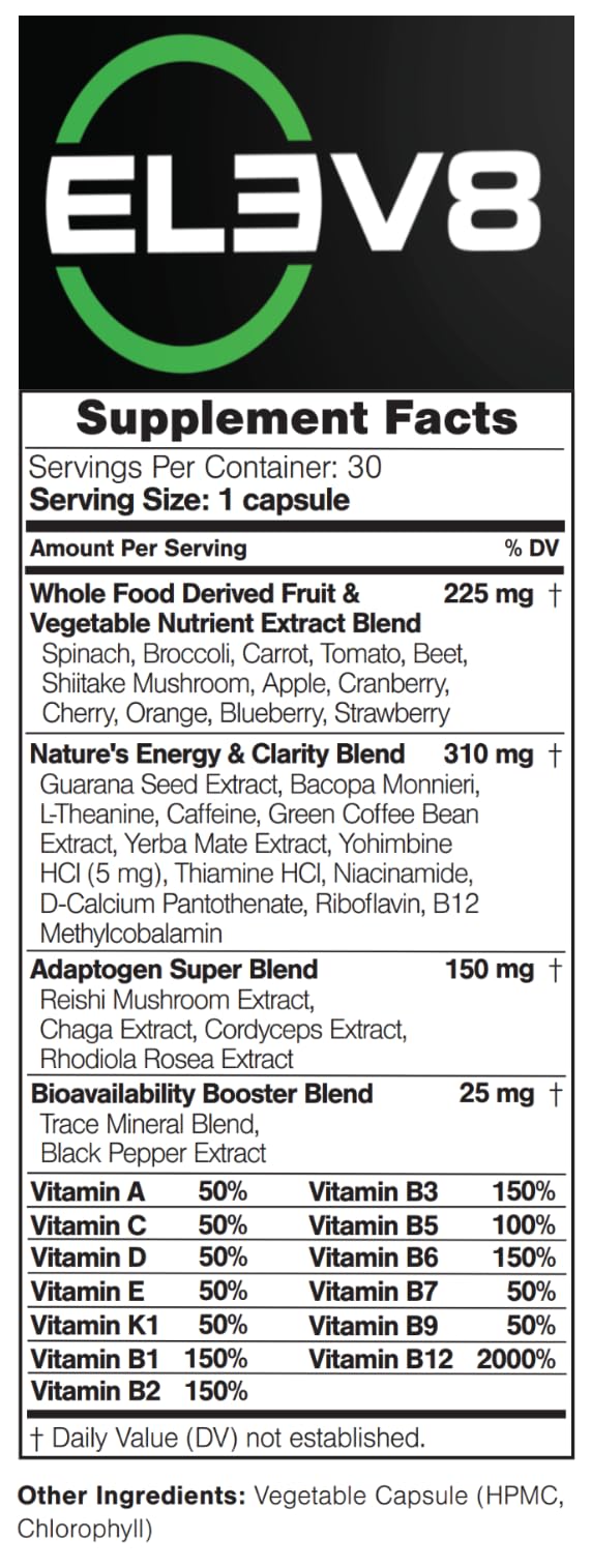 BEpic ELEV8: zoom sur une gélule évoquant vitalité et clarté mentale.