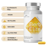 Étiquette BerbElite – composition naturelle et bénéfices potentiels pour votre routine santé.