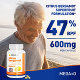 BergaMet Citrus Bergamot – extrait 170:1, concentré élevé, utile pour les lipides.