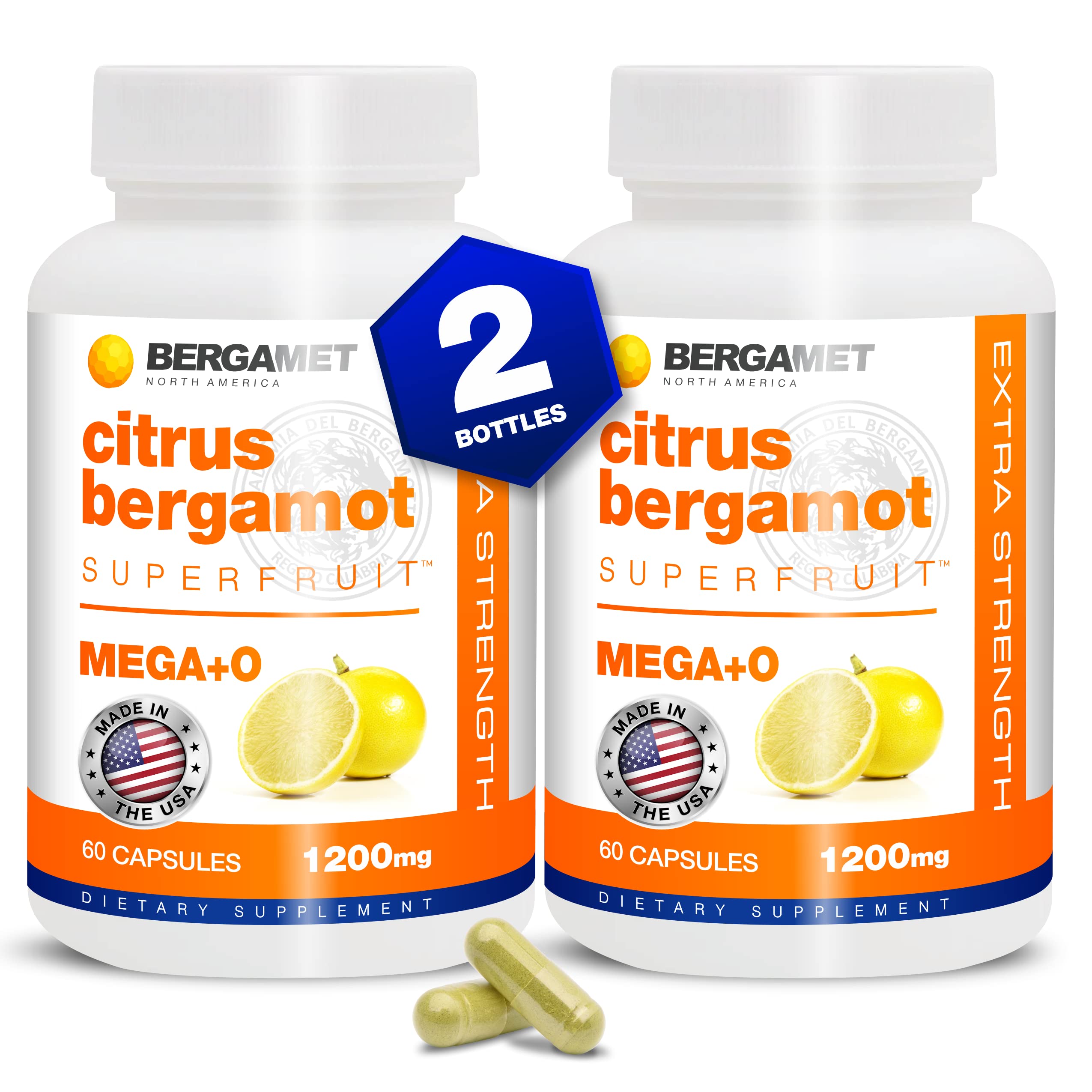 BergaMet bouteille bergamote citrus, extrait puissant pour le quotidien.