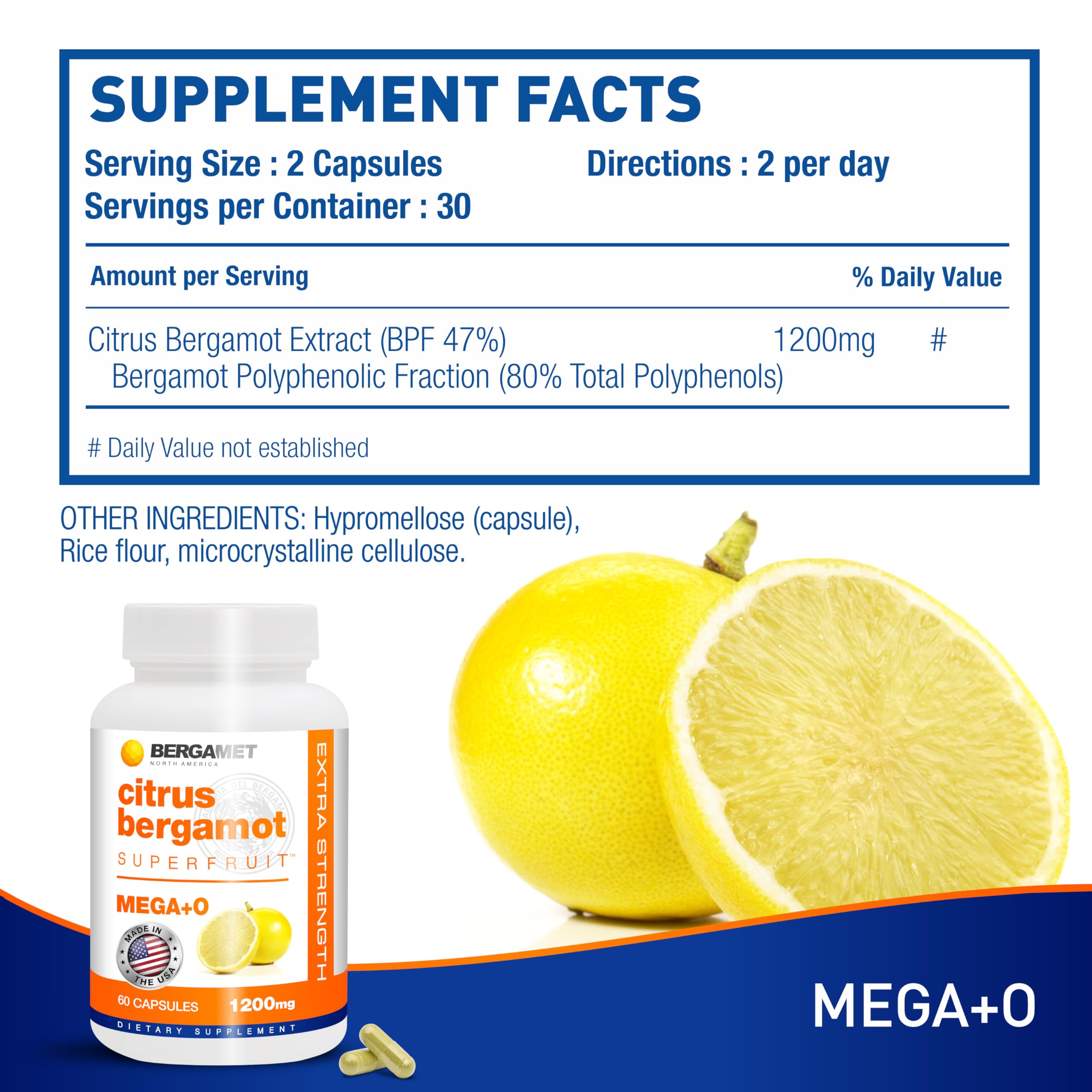 BergaMet 180 capsules: format pratique et facile à avaler
