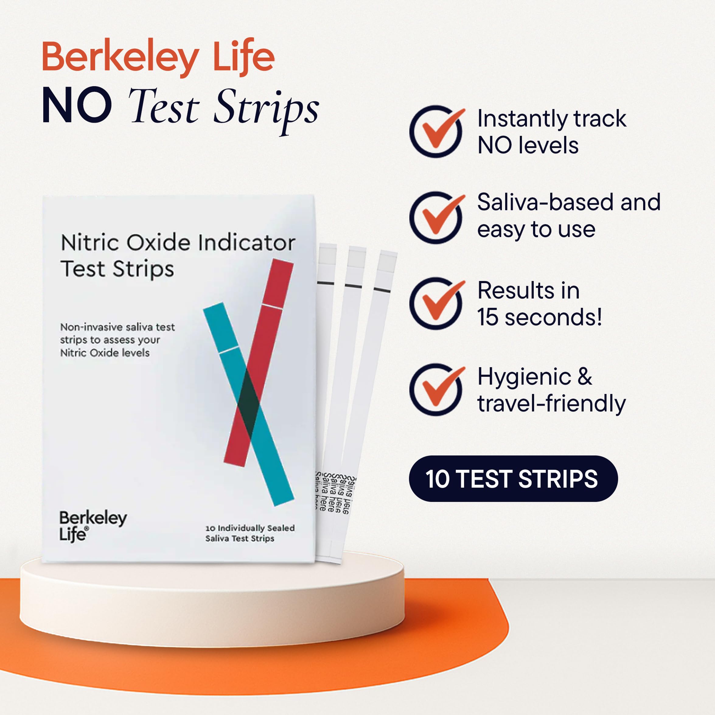 Kit de test Berkeley Life en main, utilisation facile à domicile.
