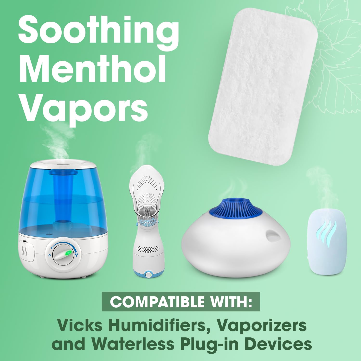 Berkland pastilles menthe-eucalyptus individuelles – recharge rapide pour humidificateurs compatibles.