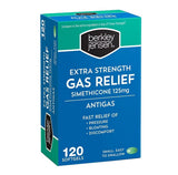 Berkley Jensen : bouteille gélules siméthicone 125 mg pour soulagement rapide.