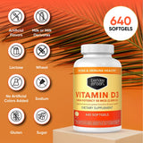 berkley jensen vitamine d3 densité dentaire et soutien osseux