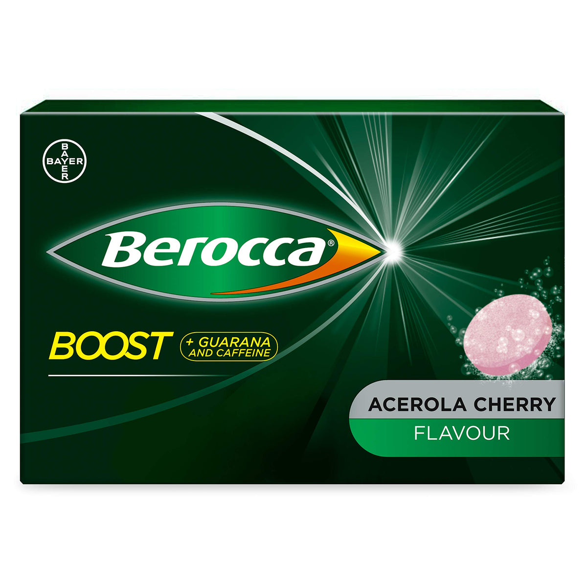 Berocca Boost emballage – 20 comprimés, énergie durable.