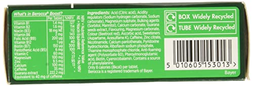 Berocca Boost comprimés – vitalité mentale pour usage quotidien.