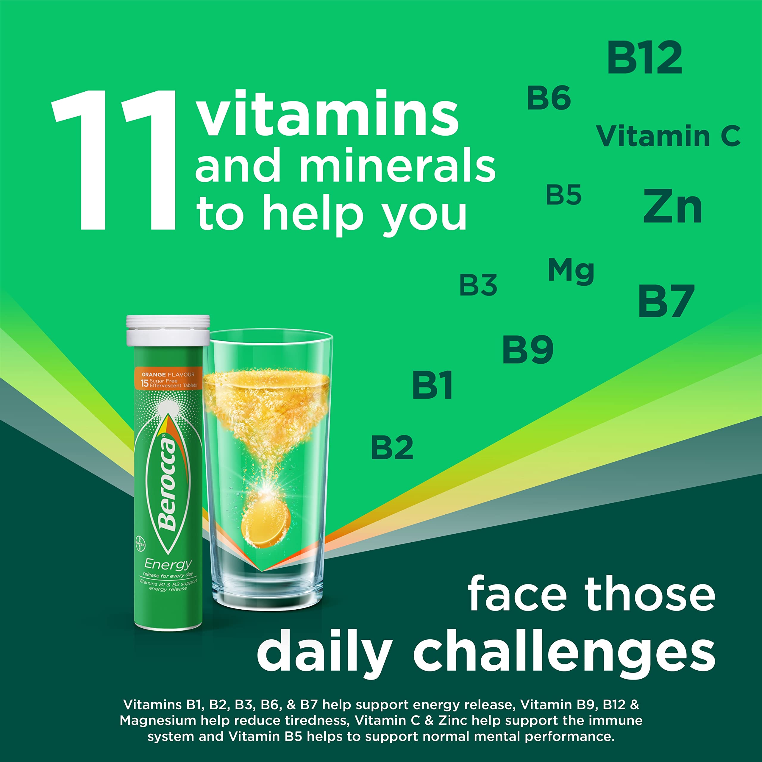 Berocca emballage familial 45 tablettes – pratique pour tous.