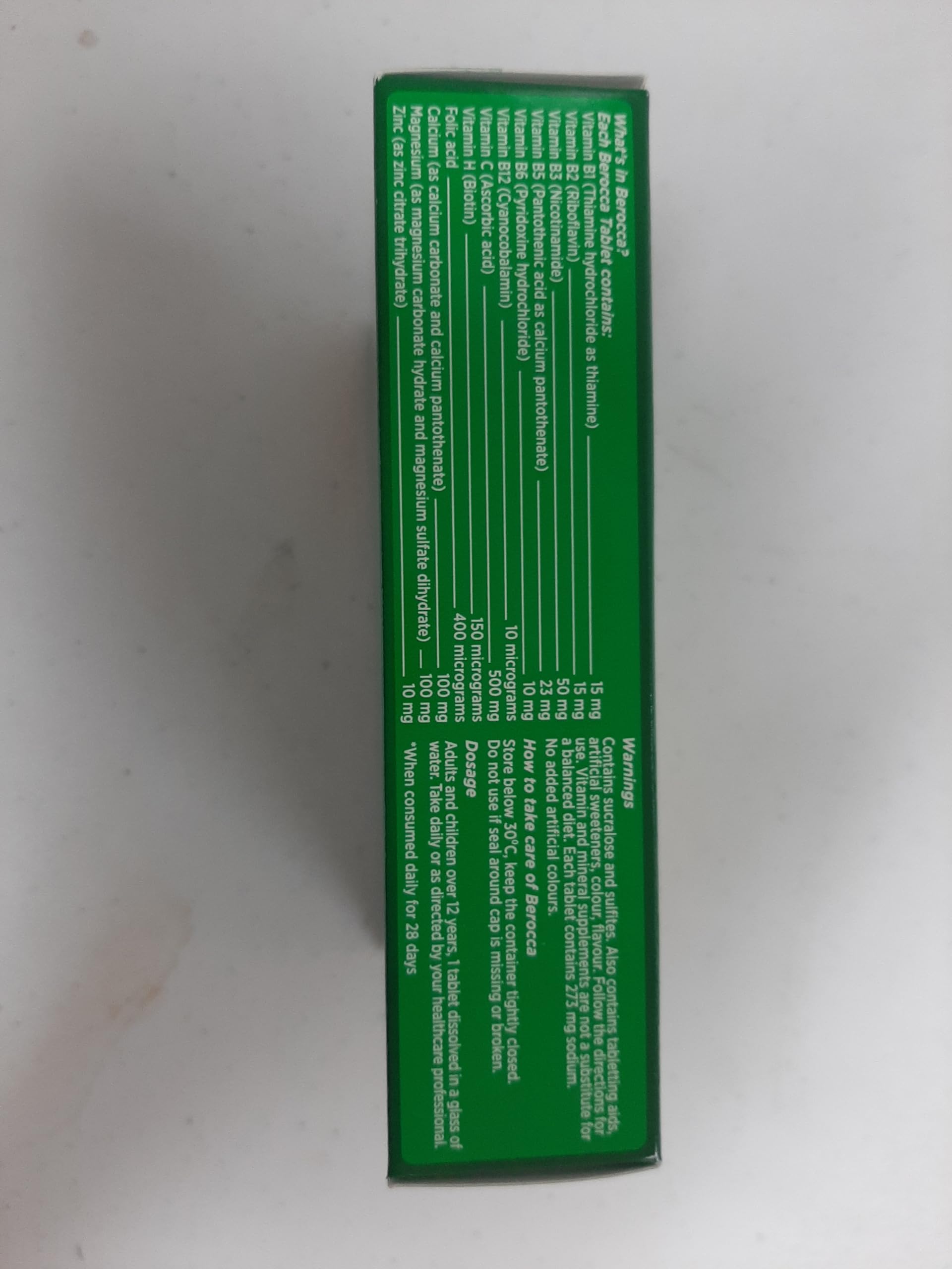 Emballage Berocca Energy 45 tablettes, solution pratique pour usage quotidien.