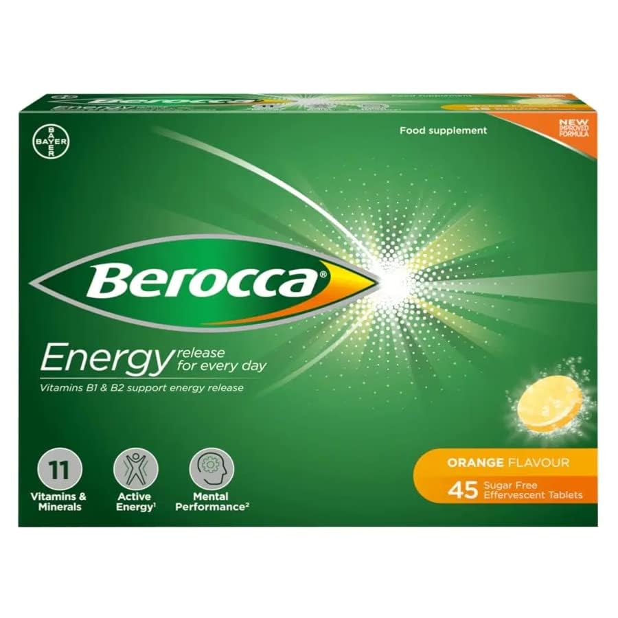 Berocca Orange saveur fruitée, plaisir rafraîchissant.