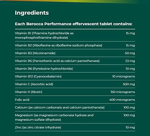 Berocca Orange vitamine B complex en focus, soutien quotidien.
