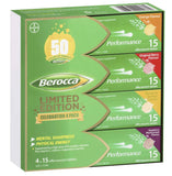 Berocca Performance tablettes effervescentes baies originales, goût fruité et énergie durable.