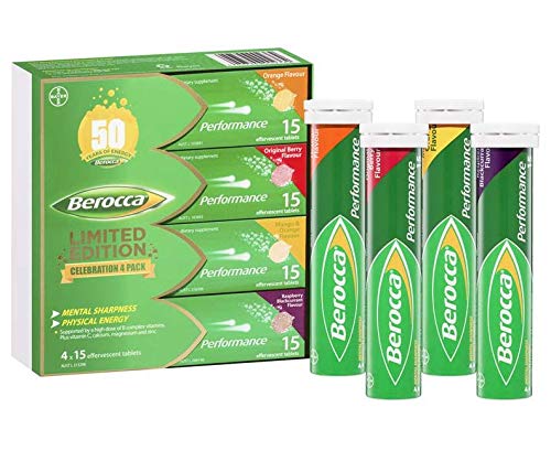 Berocca Performance tablettes effervescentes orange, énergie et concentration potentielles.