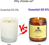 Bougie Bersiler citronnelle et herbe aromatique dans le salon