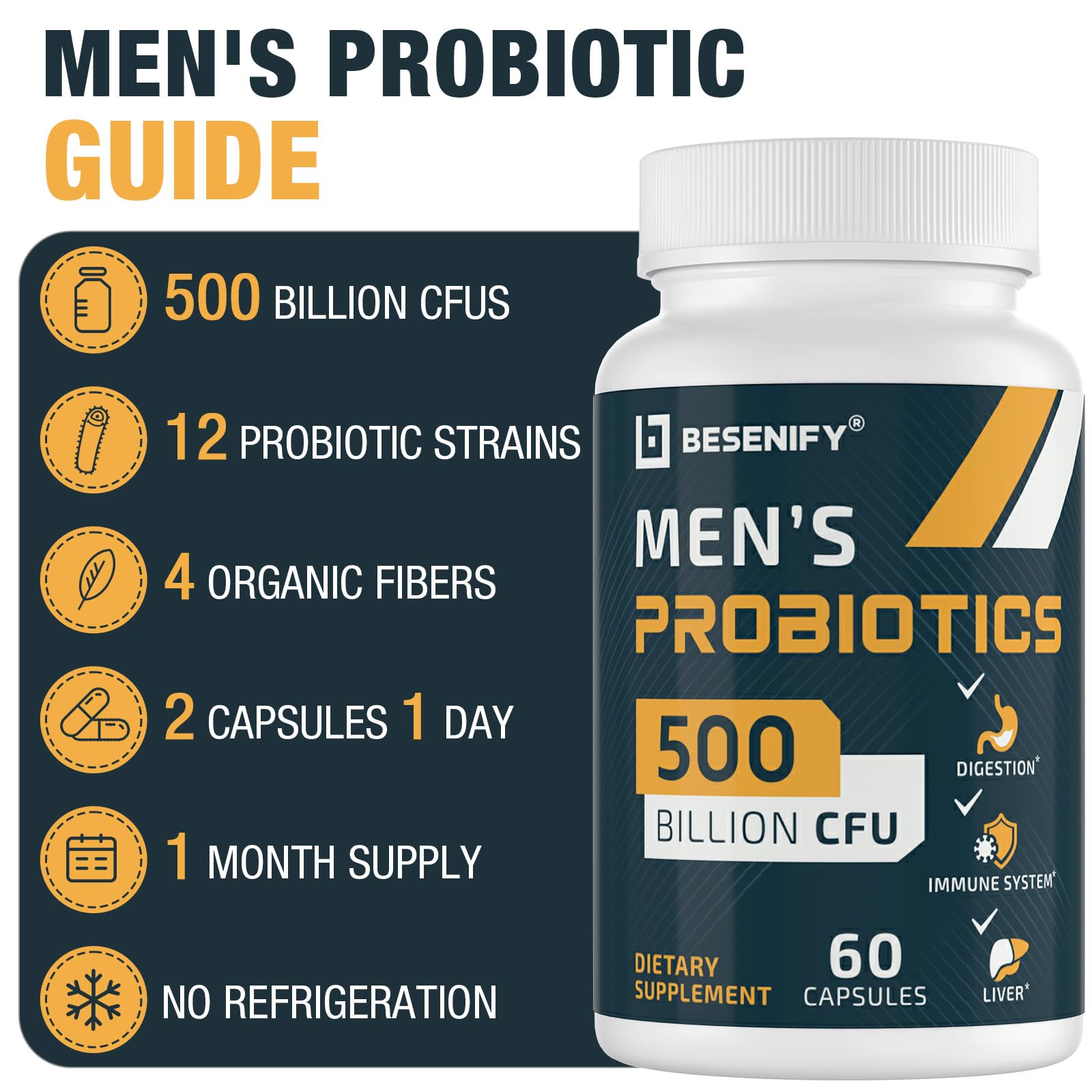 Utilisation quotidienne des probiotiques Besenify – routine digestive fiable.
