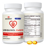 Besibest Ubiquinol 600 mg — boîte de capsules molles prête à l'emploi.