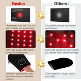 Besilo gants batterie 3000mAh avec charge Type-C pour sessions prolongées