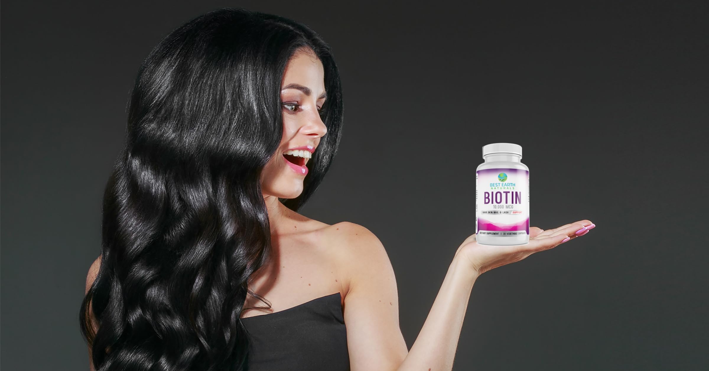 Biotine Best Earth Naturals 10000mcg – notice d’utilisation simple pour routine quotidienne.