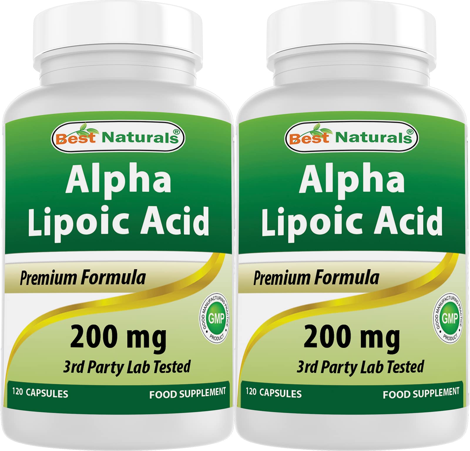 Best Naturals Acide alpha-lipoïque 200 mg – bouteille avec gélules faciles à intégrer à la routine