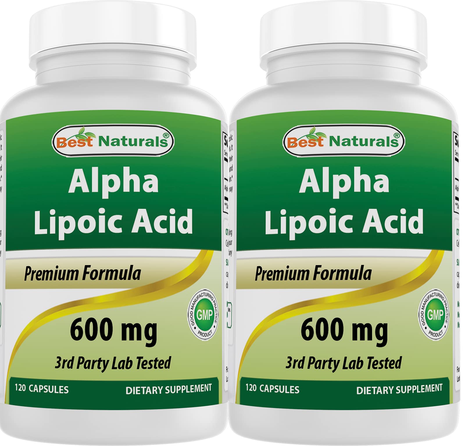 Best Naturals ALA 600 mg capsules, soutien potentiel au métabolisme des nutriments et routine quotidienne