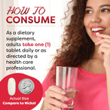 Best Naturals L-Arginine 1000 mg – étiquette claire avec ingrédients et conseils.