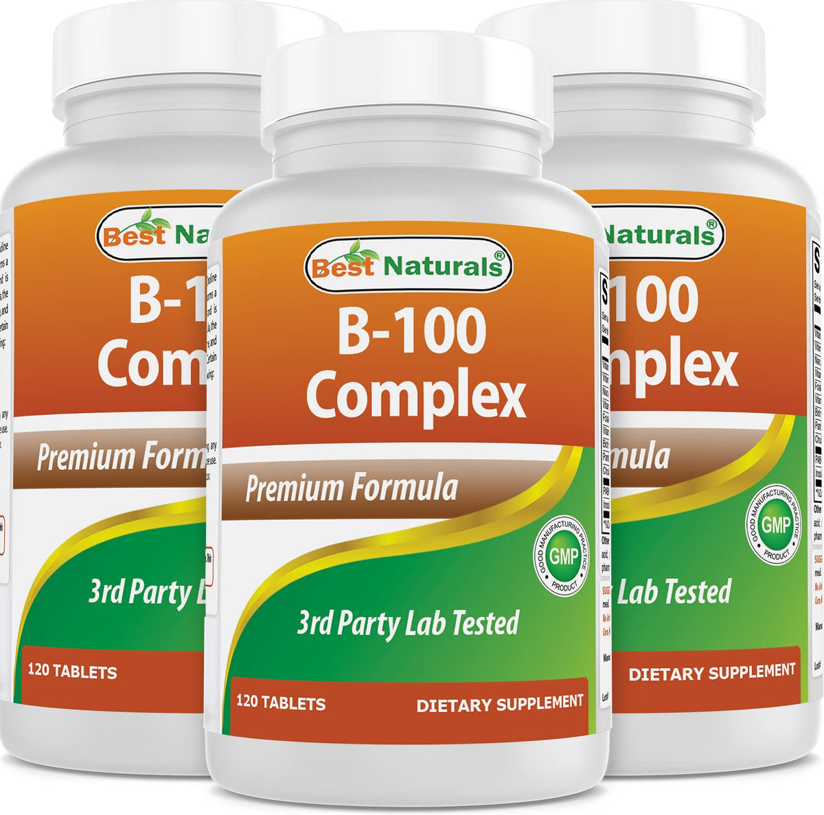 Best Naturals B 100 Complex bouteille: format pratique pour votre routine quotidienne.