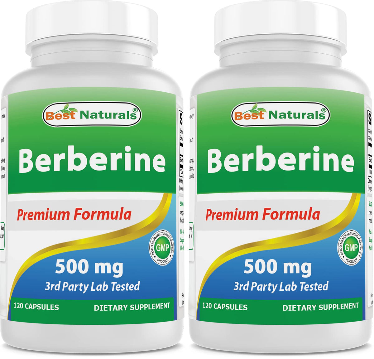 Best Naturals Berberine 500 mg gélules – emballage prêt à une routine quotidienne.